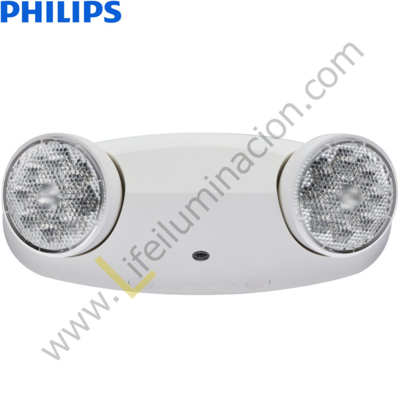 00LEL1001 Luz de emergencia led LIFE 2x10W (20W) IP65 c/toma a tierra